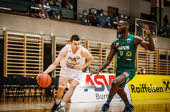 Basketball, Basketball Zweite Liga, Grunddurchgang 15.Runde, Mattersburg Rocks, Dornbirn Lions, Ivan Begic (35)
