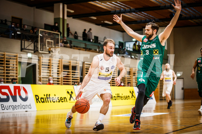 Basketball, Basketball Zweite Liga, Grunddurchgang 15.Runde, Mattersburg Rocks, Dornbirn Lions, Florian Duck (5)
