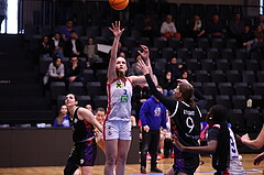 02.03.2025, Graz, Raiffeisen Sportpark, Basketball Damen Superliga 2024/25, Grunddurchgang, 14.Runde, UBSC-DBBC Graz - Vienna United,  