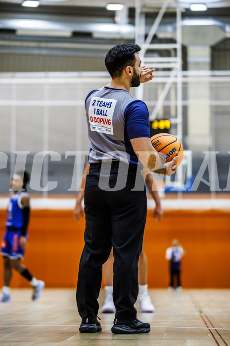 Basketball, Basketball Zweite Liga 2024/25, Grunddurchgang 21.Runde, Vienna Timberwolves, Kufstein Towers, SR Ömer Sarioglu