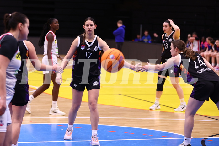 02.03.2025, Graz, Raiffeisen Sportpark, Basketball Damen Superliga 2024/25, Grunddurchgang, 14.Runde, UBSC-DBBC Graz - Vienna United,  