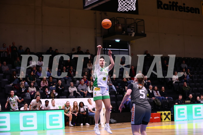 02.03.2025, Graz, Raiffeisen Sportpark, Basketball Damen Superliga 2024/25, Grunddurchgang, 14.Runde, UBI Graz vs. Klosterneuburg Duchess,  