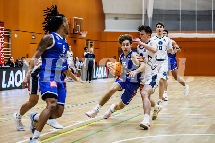 Basketball, Basketball Zweite Liga 2024/25, Grunddurchgang 21.Runde, Vienna Timberwolves, Kufstein Towers, Felix Erath (55)