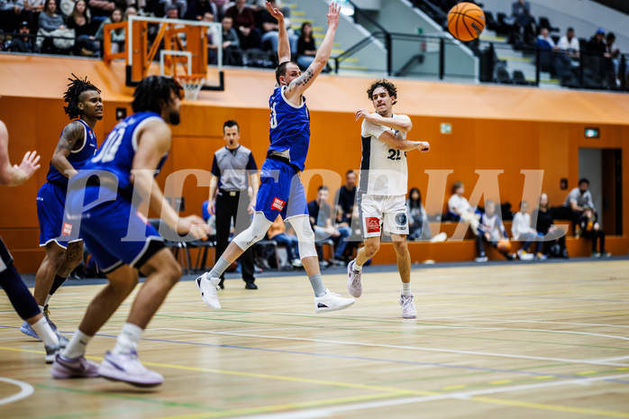 Basketball, Basketball Zweite Liga 2024/25, Grunddurchgang 21.Runde, Vienna Timberwolves, Kufstein Towers, Daniele Kuchar (22)