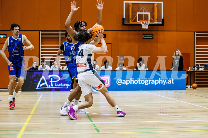 Basketball, Basketball Zweite Liga 2024/25, Grunddurchgang 21.Runde, Vienna Timberwolves, Kufstein Towers, Ivor Kuresevic (44)