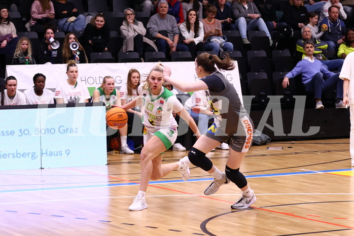 02.03.2025, Graz, Raiffeisen Sportpark, Basketball Damen Superliga 2024/25, Grunddurchgang, 14.Runde, UBI Graz vs. Klosterneuburg Duchess,  