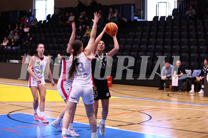 02.03.2025, Graz, Raiffeisen Sportpark, Basketball Damen Superliga 2024/25, Grunddurchgang, 14.Runde, UBSC-DBBC Graz - Vienna United,  