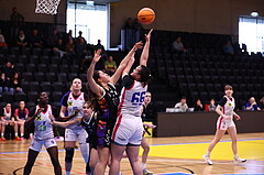 02.03.2025, Graz, Raiffeisen Sportpark, Basketball Damen Superliga 2024/25, Grunddurchgang, 14.Runde, UBSC-DBBC Graz - Vienna United,  