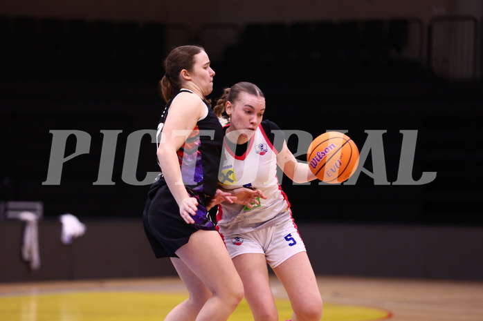 02.03.2025, Graz, Raiffeisen Sportpark, Basketball Damen Superliga 2024/25, Grunddurchgang, 14.Runde, UBSC-DBBC Graz - Vienna United,  