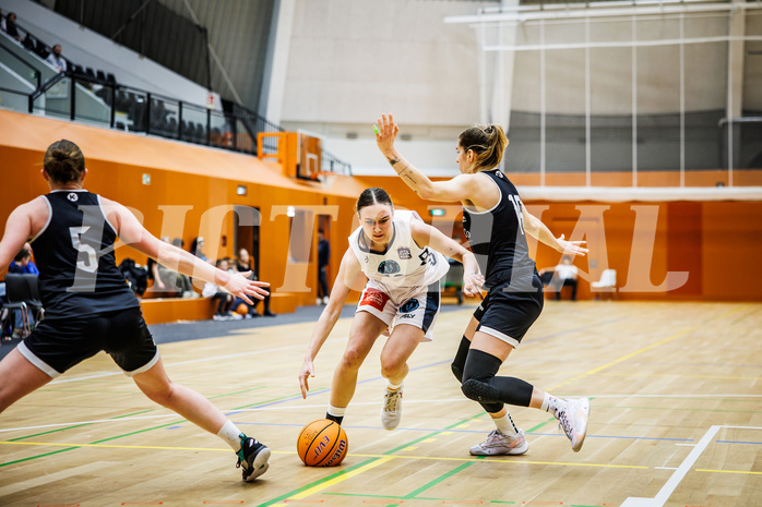 Basketball, Win2Day Basketball Damen Superliga 2024/25, Grunddurchgang 14.Runde, Vienna Timberwolves, Basket Flames, Sophie Kunert (16)