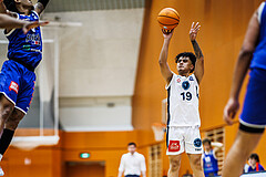 Basketball, Basketball Zweite Liga 2024/25, Grunddurchgang 21.Runde, Vienna Timberwolves, Kufstein Towers, Dean-Leon Cantor (19)