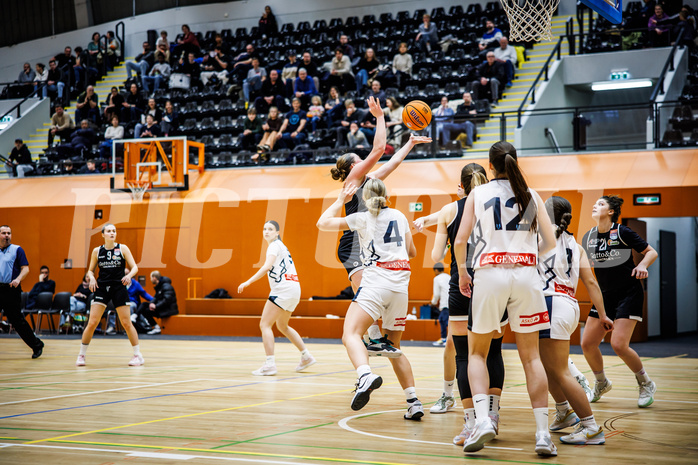 Basketball, Win2Day Basketball Damen Superliga 2024/25, Grunddurchgang 14.Runde, Vienna Timberwolves, Basket Flames, Franka Rödhammer (5)