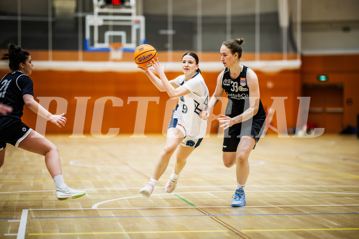 Basketball, Win2Day Basketball Damen Superliga 2024/25, Grunddurchgang 14.Runde, Vienna Timberwolves, Basket Flames, Lara Binder (9)