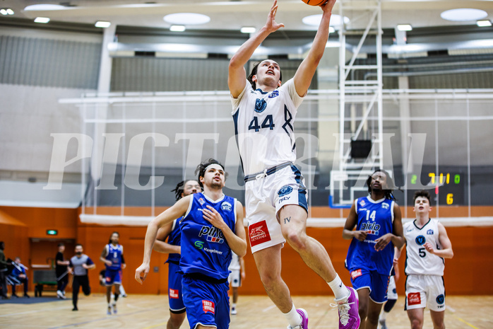 Basketball, Basketball Zweite Liga 2024/25, Grunddurchgang 21.Runde, Vienna Timberwolves, Kufstein Towers, Ivor Kuresevic (44)