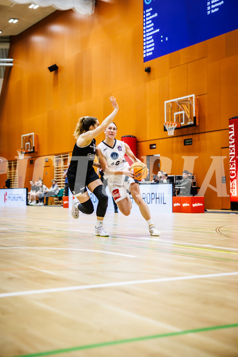 Basketball, Win2Day Basketball Damen Superliga 2024/25, Grunddurchgang 14.Runde, Vienna Timberwolves, Basket Flames, Sophie Kunert (16)