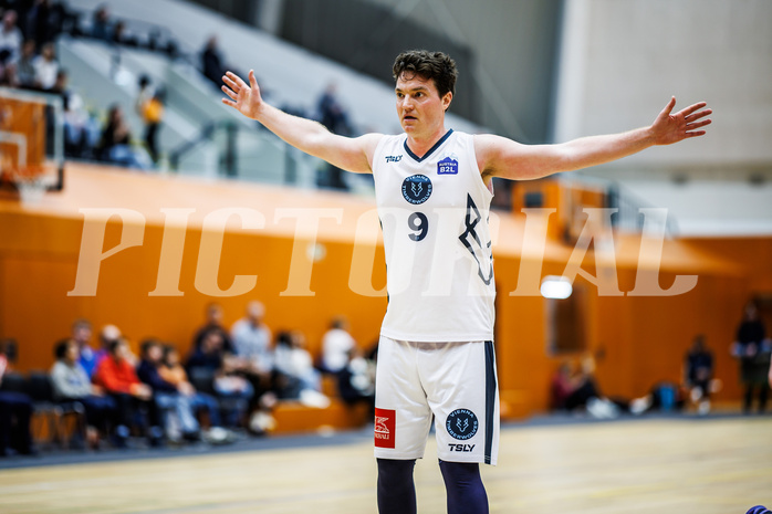 Basketball, Basketball Zweite Liga 2024/25, Grunddurchgang 21.Runde, Vienna Timberwolves, Kufstein Towers, Philipp D'Angelo (9)