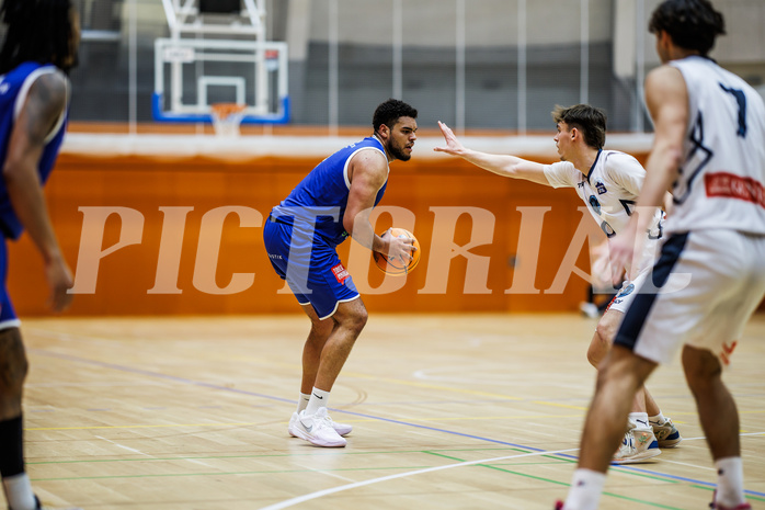 Basketball, Basketball Zweite Liga 2024/25, Grunddurchgang 21.Runde, Vienna Timberwolves, Kufstein Towers, Calvin Poulina (4)
