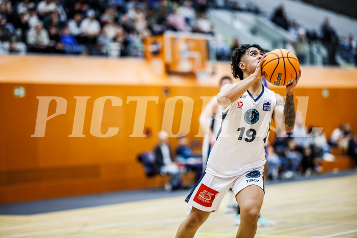 Basketball, Basketball Zweite Liga 2024/25, Grunddurchgang 21.Runde, Vienna Timberwolves, Kufstein Towers, Dean-Leon Cantor (19)