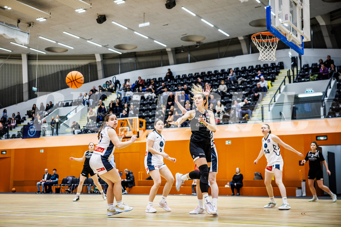 Basketball, Win2Day Basketball Damen Superliga 2024/25, Grunddurchgang 14.Runde, Vienna Timberwolves, Basket Flames, Clara Kronfuß (16)
