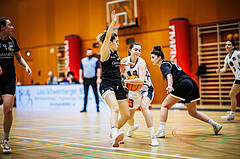 Basketball, Win2Day Basketball Damen Superliga 2024/25, Grunddurchgang 14.Runde, Vienna Timberwolves, Basket Flames, Lilian Schwarzenecker (12)