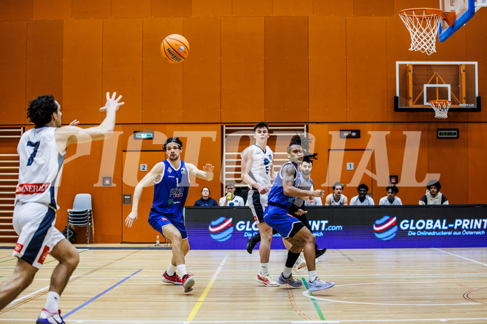 Basketball, Basketball Zweite Liga 2024/25, Grunddurchgang 21.Runde, Vienna Timberwolves, Kufstein Towers, Jakob Konzet (5)