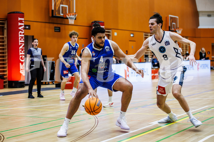 Basketball, Basketball Zweite Liga 2024/25, Grunddurchgang 21.Runde, Vienna Timberwolves, Kufstein Towers, Calvin Poulina (4)