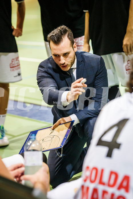 Basketball, Basketball Zweite Liga, Grunddurchgang 15.Runde, BBC Nord Dragonz, Mistelbach Mustangs, Dusan Kozlica (Head Coach)