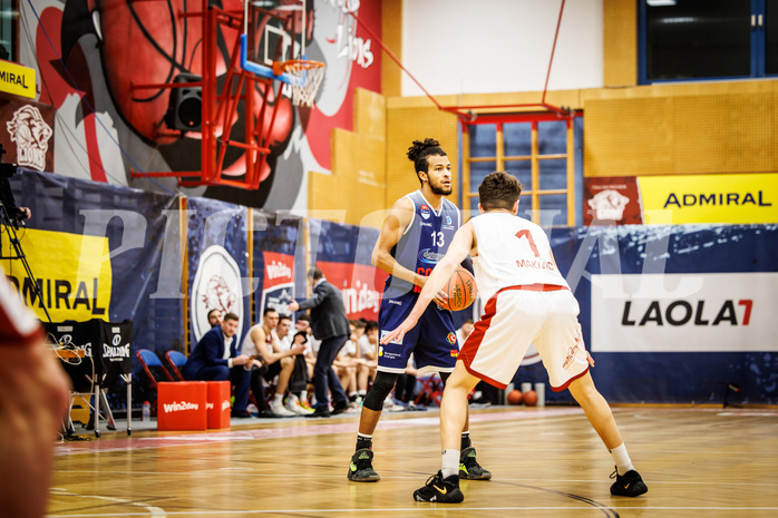 Basketball, win2day Basketball Superliga 2022/23, Grunddurchgang 19.Runde, Traiskirchen Lions, BBC Nord Dragonz, Kyran Jordan Mc Clure (13)