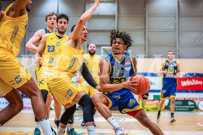 Basketball, Win2Day Superliga 2022/23, Grunddurchgang 19.Runde, SKN St. Pölten Basketball, UBSC Graz, Zachery Deshon Cooks (3)