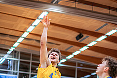 Basketball, Win2Day Superliga 2022/23, Grunddurchgang 19.Runde, SKN St. Pölten Basketball, UBSC Graz, Felix Angerbauer (4)
