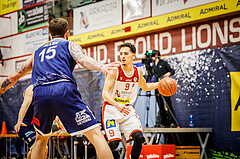 Basketball, win2day Basketball Superliga 2022/23, Grunddurchgang 19.Runde, Traiskirchen Lions, BBC Nord Dragonz, Lukas Hahn (9)