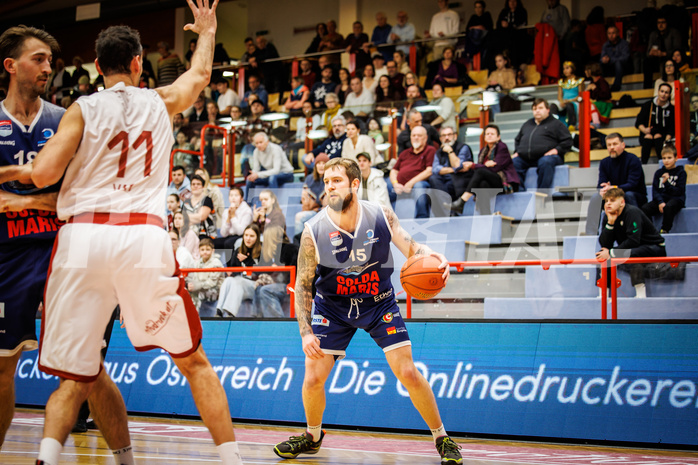 Basketball, win2day Basketball Superliga 2022/23, Grunddurchgang 19.Runde, Traiskirchen Lions, BBC Nord Dragonz, Nicolas Scott Allen (15)