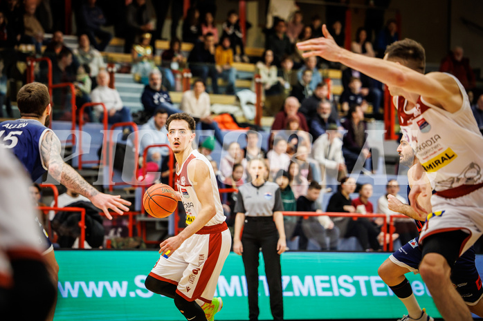 Basketball, win2day Basketball Superliga 2022/23, Grunddurchgang 19.Runde, Traiskirchen Lions, BBC Nord Dragonz, Lukas Hahn (9)