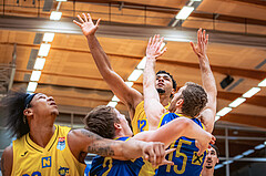 Basketball, Win2Day Superliga 2022/23, Grunddurchgang 19.Runde, SKN St. Pölten Basketball, UBSC Graz, Rashaan Guylain Mbemba (12)