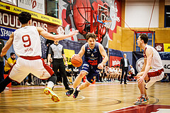 Basketball, win2day Basketball Superliga 2022/23, Grunddurchgang 19.Runde, Traiskirchen Lions, BBC Nord Dragonz, Ognjen Drljaca (4)