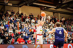 Basketball, win2day Basketball Superliga 2022/23, Grunddurchgang 19.Runde, Traiskirchen Lions, BBC Nord Dragonz, Hannes Joseph Kogelnik (5)