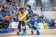 Basketball, Win2Day Superliga 2022/23, Grunddurchgang 19.Runde, SKN St. Pölten Basketball, UBSC Graz, Kelvin Lewis (1)
