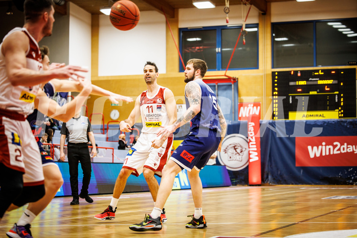 Basketball, win2day Basketball Superliga 2022/23, Grunddurchgang 19.Runde, Traiskirchen Lions, BBC Nord Dragonz, Fabricio Vay (11)