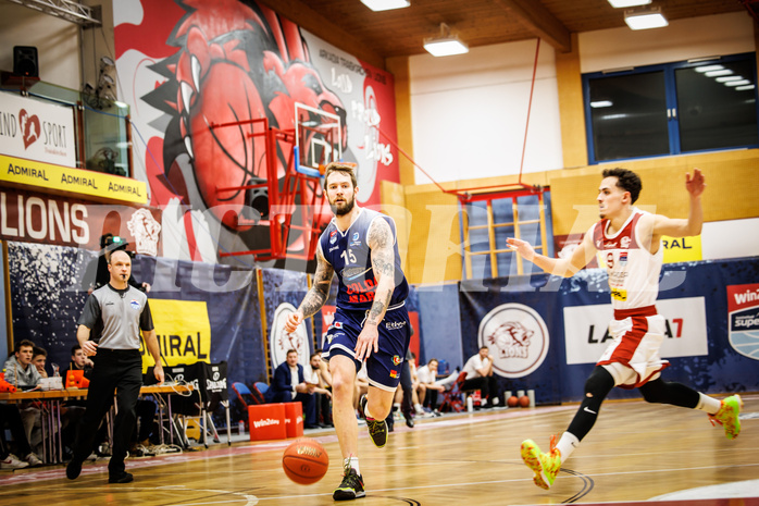 Basketball, win2day Basketball Superliga 2022/23, Grunddurchgang 19.Runde, Traiskirchen Lions, BBC Nord Dragonz, Nicolas Scott Allen (15)