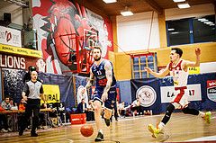 Basketball, win2day Basketball Superliga 2022/23, Grunddurchgang 19.Runde, Traiskirchen Lions, BBC Nord Dragonz, Nicolas Scott Allen (15)