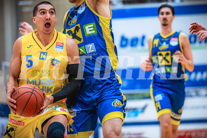 Basketball, Win2Day Superliga 2022/23, Grunddurchgang 19.Runde, SKN St. Pölten Basketball, UBSC Graz, Philip Jalalpoor (5)