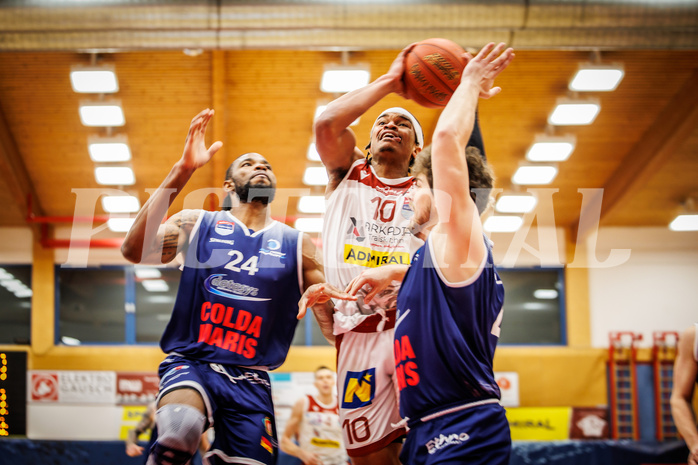 Basketball, win2day Basketball Superliga 2022/23, Grunddurchgang 19.Runde, Traiskirchen Lions, BBC Nord Dragonz, Evan Taylor (10)