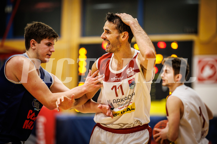 Basketball, win2day Basketball Superliga 2022/23, Grunddurchgang 19.Runde, Traiskirchen Lions, BBC Nord Dragonz, Fabricio Vay (11)