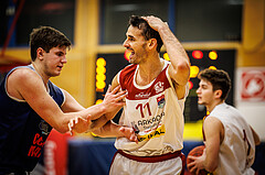 Basketball, win2day Basketball Superliga 2022/23, Grunddurchgang 19.Runde, Traiskirchen Lions, BBC Nord Dragonz, Fabricio Vay (11)