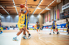 Basketball, Win2Day Superliga 2022/23, Grunddurchgang 19.Runde, SKN St. Pölten Basketball, UBSC Graz, Rashaan Guylain Mbemba (12)