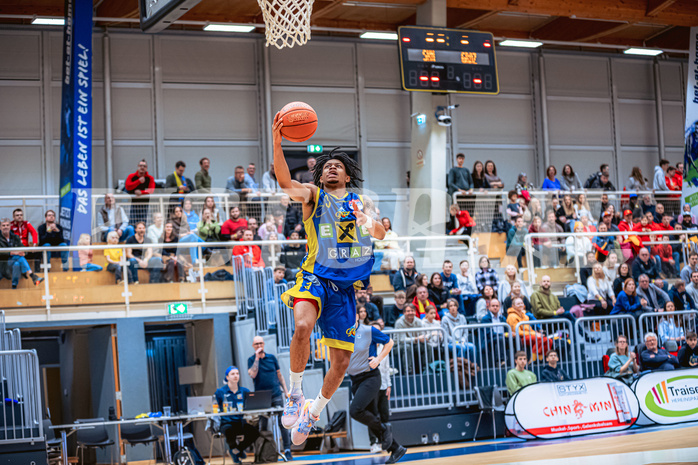 Basketball, Win2Day Superliga 2022/23, Grunddurchgang 19.Runde, SKN St. Pölten Basketball, UBSC Graz, Zachery Deshon Cooks (3)