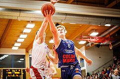 Basketball, win2day Basketball Superliga 2022/23, Grunddurchgang 19.Runde, Traiskirchen Lions, BBC Nord Dragonz, Valentin Pasterk (6)