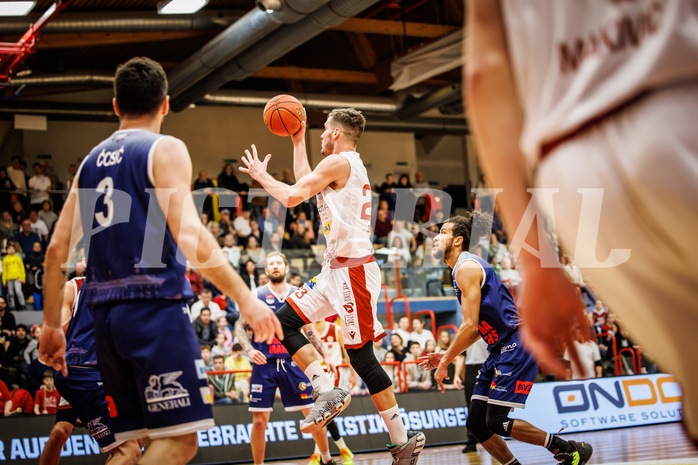 Basketball, win2day Basketball Superliga 2022/23, Grunddurchgang 19.Runde, Traiskirchen Lions, BBC Nord Dragonz, Emilio Banic (23)