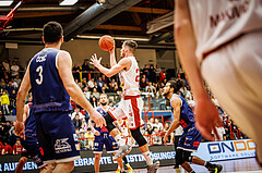 Basketball, win2day Basketball Superliga 2022/23, Grunddurchgang 19.Runde, Traiskirchen Lions, BBC Nord Dragonz, Emilio Banic (23)