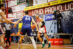 Basketball, win2day Basketball Superliga 2022/23, Grunddurchgang 19.Runde, Traiskirchen Lions, BBC Nord Dragonz, Evan Taylor (10)